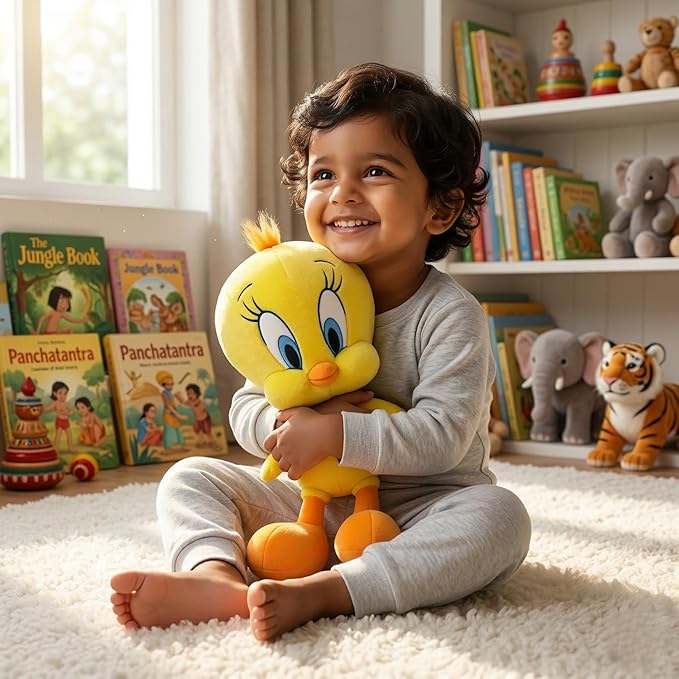 32cm Yellow Duck Soft Toy – Premium Plush Stuffed Animal for Kids | Cute Cuddle Toy | Birthday Gift & Room