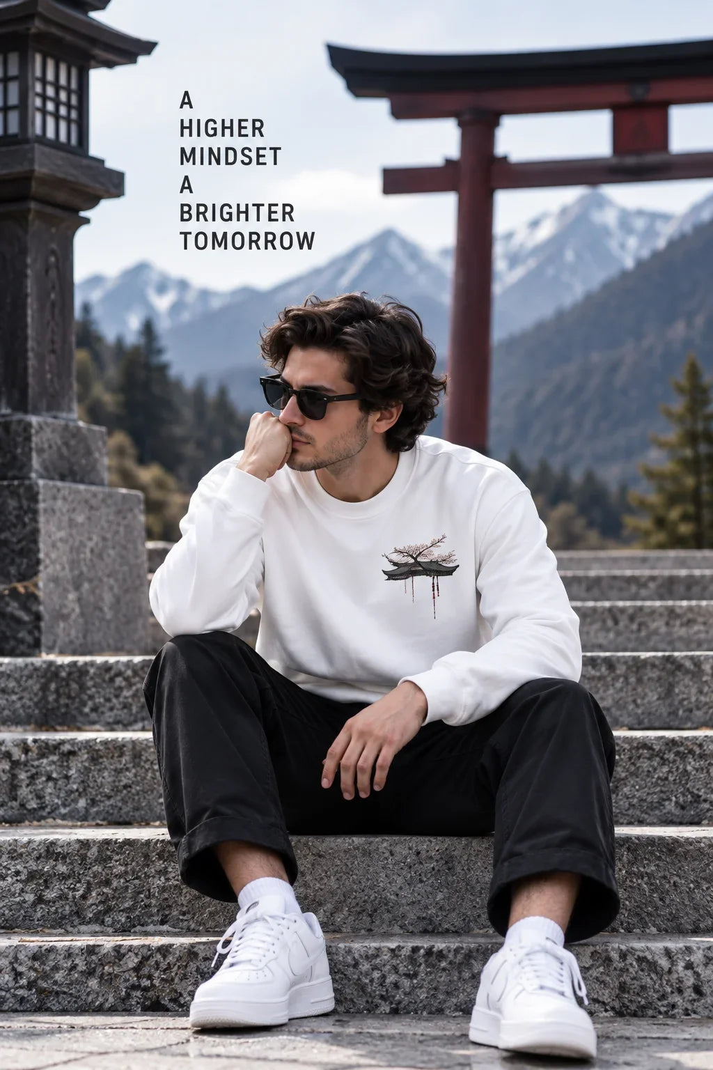 Cyberpunk Anime Graphic Oversized Sweatshirt