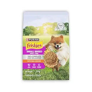 Friskies Chicken Small Breed Adult Dog Food, Dry Dog Food, Balanced Nutrition, 2.5 kg