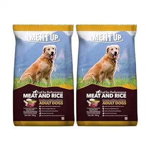 Meat and Rice Adult Dry Dog Food, Total 6 kg