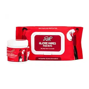 Complete Care Kit for Dogs & Cats | Dental Wipes + Grooming Gloves | Full Body Hygiene Solution | Vanilla Coconut Fragrance