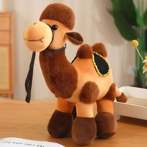 Camel Stuffed Plush Animal | Teddy Bear Soft Toy |Ideal for Birthdays & Special Occasions Girls/Boys, Baby Kids -Brown