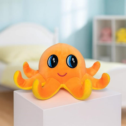 Big Eyes Octopus Plushie Stuffed Plush Teddy Bear Soft Toy |Ideal for Birthdays & Special Occasions Girls/Boys, Baby Kids