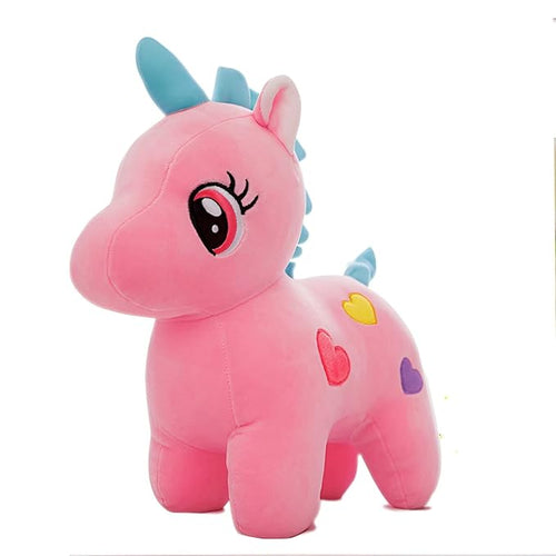 Unicorn Stuffed Soft Toy Plush for Kids Baby Boy Girl Birthday (25cm- Pink)