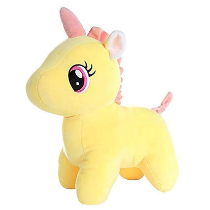 Unicorn Stuffed Soft Toy Plush for Kids Baby Boy Girl Birthday (25Cm -Yellow)