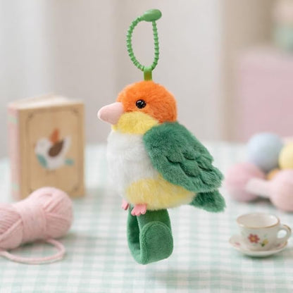 Plush Bird Wristband Toy for Kids | Soft Stuffed Animal Slap Band Bracelet | Cute Baby Soft Toy Wrap Wristband for Boys & Girls | Mini Colorful Plush Gift for Kids