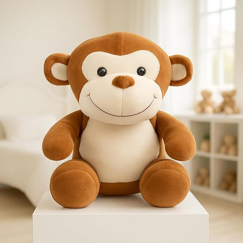 Sitting Monkey Plush Soft Toy Cute Kids Animal Home Decor Boys/Girls 28 Cm