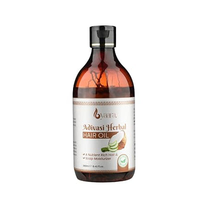 \Herbal Hair Oil 250 ml for Natural Hair Growth and Strength, Deep Nourishment for Dry and Damaged Hair, Reduces Hair Fall