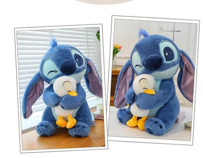 Hug Duck Stiffy Plushie Stuffed Plush Teddy Bear Soft Toy |Ideal for Birthdays & Special Occasions Girls/Boys, Baby Kids -Blue (30Cm)