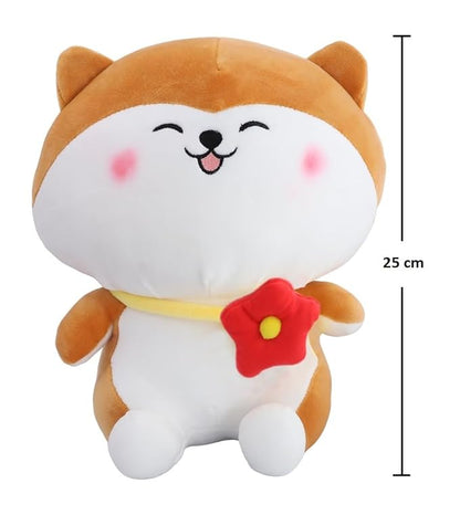 Cat Flower Plush Soft Toy Cute Kids Animal Home Decor Boys/Girls (25 cm)