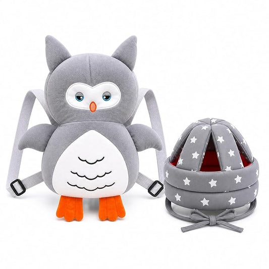 Baby Back Protector Pillow with Head Safety Hat Combo for Toddlers
