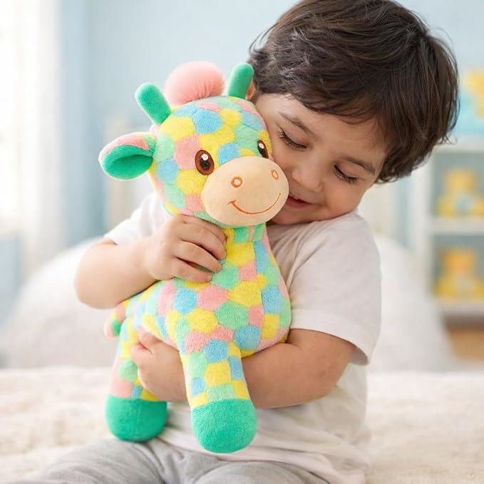 Ziraffe Multi Plush Soft Toy Cute Kids Animal Home Decor Boys/Girls (30 cm)