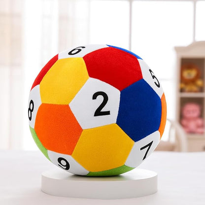 Ball Numeric Plush Soft Toy Cute Kids Birthday Animal Baby Boys/Girls (25 cm)