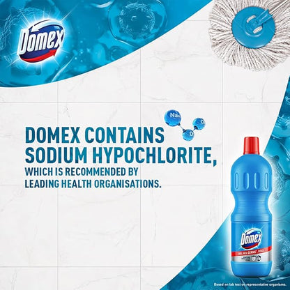 Domex Disinfectant Floor Cleaner Original | Kills 99.9% Germs | Fresh Fragrance | 975ml
