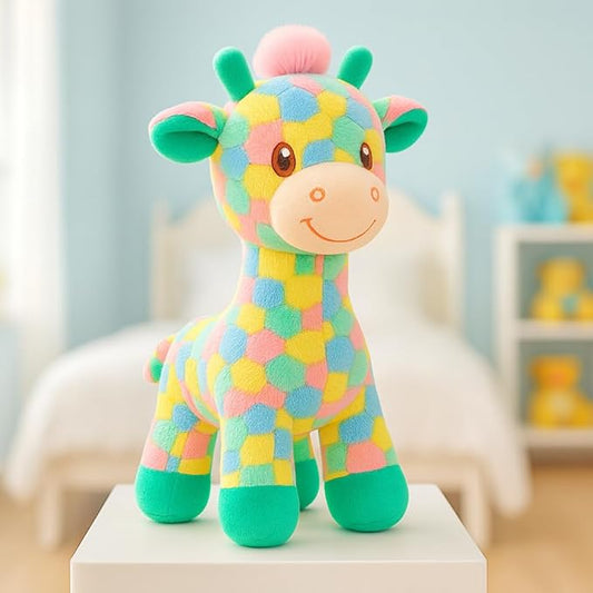 Ziraffe Multi Plush Soft Toy Cute Kids Animal Home Decor Boys/Girls (30 cm)