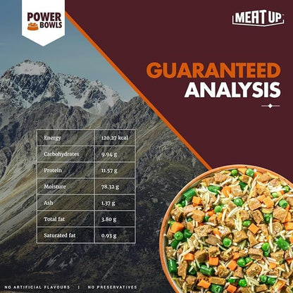 Fresh Dog Food Mutton Biryani (300g + 300g) 600g | High Protein, 65% Real Meat, 35% Rice & Veggies | No Preservatives | Ready to Serve | All Breeds | Single-Serve Meal