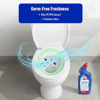 Presto! Disinfectant Toilet Cleaner Original | 2 Litres (1L x 2 Pack) | Kills 99.9% Germs | Tough Stain Remover