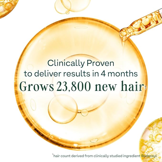 OZiva+ Advanced Hair Growth Serum with 3% Redensyl & 1% Lindera Root Extract | Balances Scalp Microbiome & Activates Hair Growth | Scientist Formulated with Pure Plant Actives | No side effects | 30ml