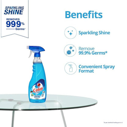 Colin Glass Cleaner | Shine & Sparkle | Streak-Free Formula | 500ml