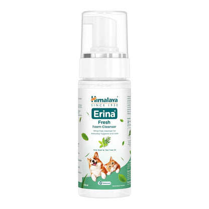 Erina Fresh | 150 ml | Rinse-Free Foam Cleanser/Dry Shampoo with Aloe Vera, Holy Basil & Tea Tree Oil