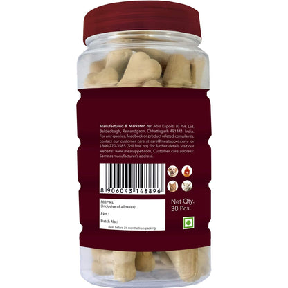 Calcium Bone Supplement Dog Treats (240g + 240g) 480g | Pack of 30 Pieces | Supports Strong Gums & Jaws | Helps Maintain Clean Teeth | 100% Digestible & Safe
