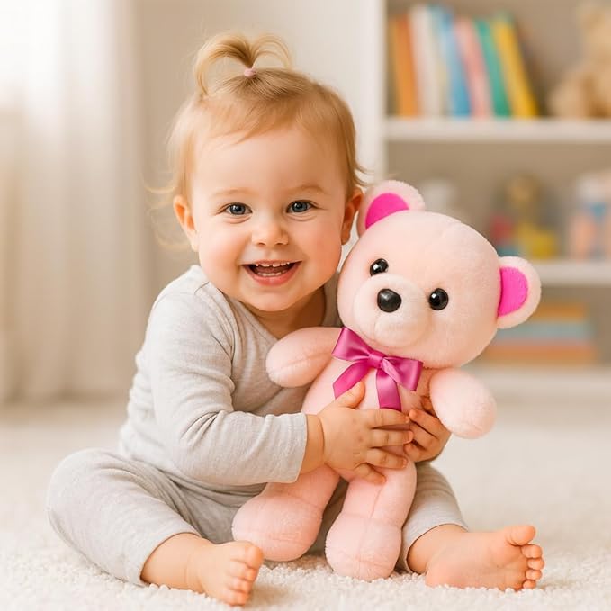 Standing Teddy Bear Stuffed Plush Animal Soft Toys | Teddy Bear | Ideal for Birthdays & Special Occasions Girls/Boys, Baby Kids 23cm