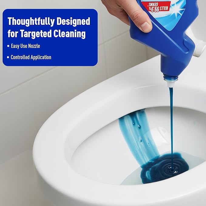 Presto! Disinfectant Toilet Cleaner Original | 2 Litres (1L x 2 Pack) | Kills 99.9% Germs | Tough Stain Remover