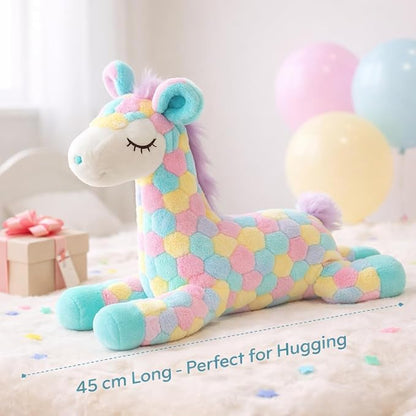 Ziraffe Multi Plush Soft Toy Cute Kids Animal Home Decor Boys/Girls (45 cm)