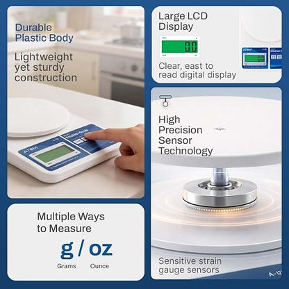 Digital Kitchen Weighing Scale | Electronic Food Weight Machine with LCD Display