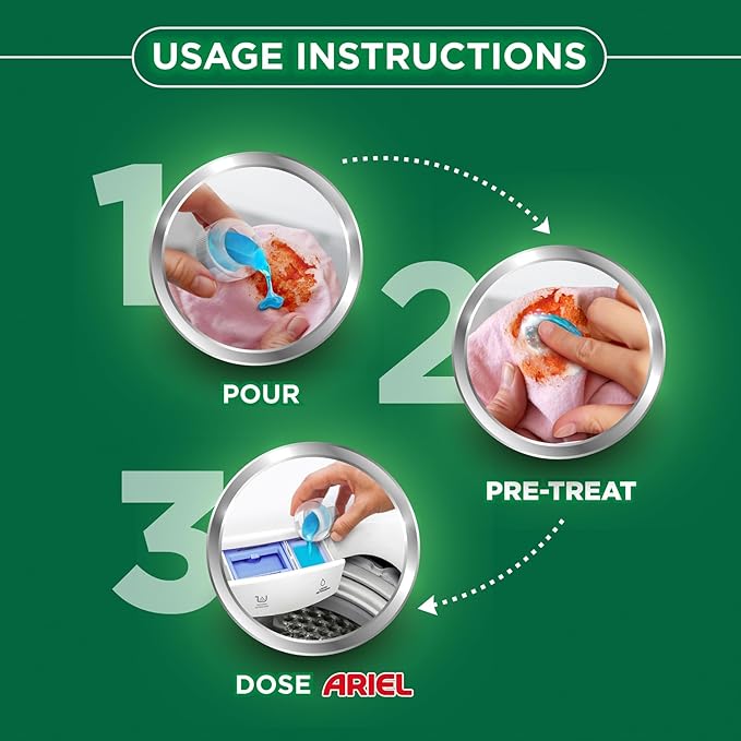 Ariel Matic Front Load Liquid Detergent | Deep Stain Removal | Fresh Fragrance | 2KG