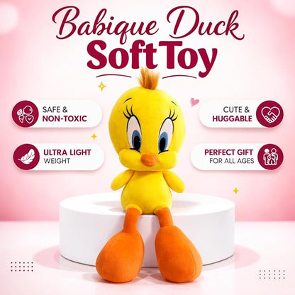 32cm Yellow Duck Soft Toy – Premium Plush Stuffed Animal for Kids | Cute Cuddle Toy | Birthday Gift & Room