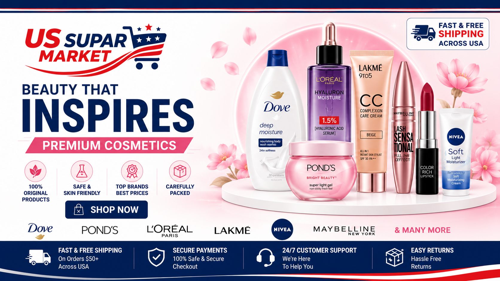 US Supar Market supermarket offer banner