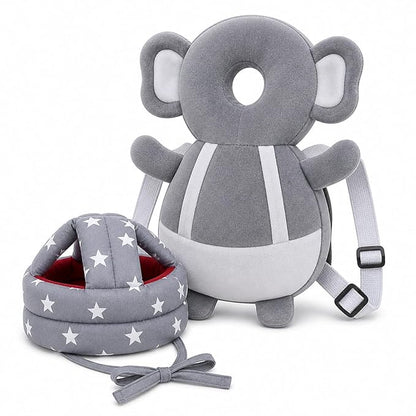 Baby Back Protector Pillow with Head Safety Hat Combo for Toddlers