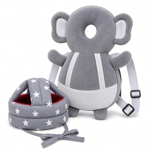 Baby Back Protector Pillow with Head Safety Hat Combo for Toddlers