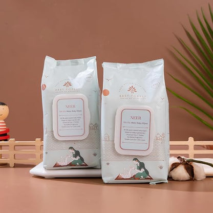 Baby Forest Neer 99.9% Water Baby Wipes (Pack of 4)