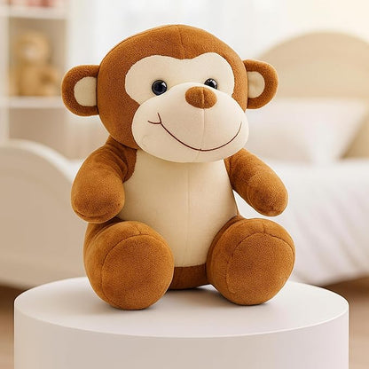 Sitting Monkey Plush Soft Toy Cute Kids Animal Home Decor Boys/Girls 28 Cm