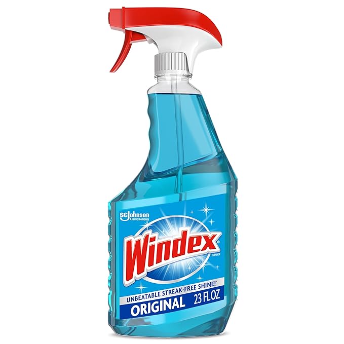 Windex Original Glass Cleaner Spray | Streak-Free Shine | Ammonia-D Formula | 23 fl oz (680ml)