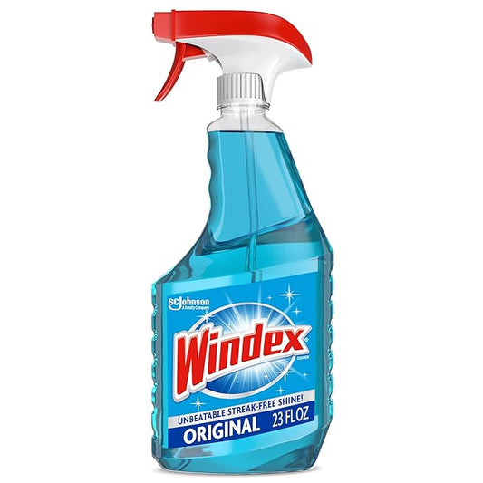 Windex Original Glass Cleaner Spray | Streak-Free Shine | Ammonia-D Formula | 23 fl oz (680ml)