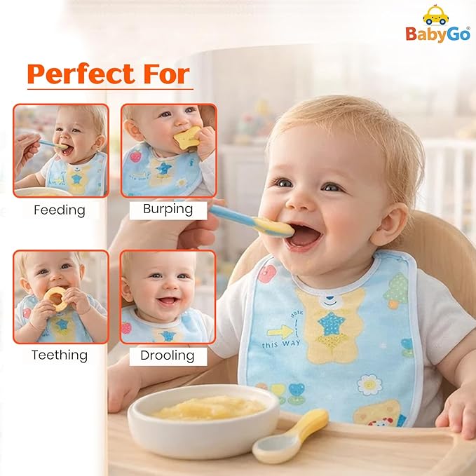 Waterproof Baby Bibs | Spill-Resistant Apron Feeding Bibs
