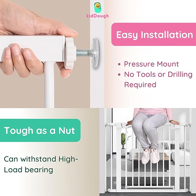 Baby Safety Gate - (96-103cms Adjustable Width Coverage)