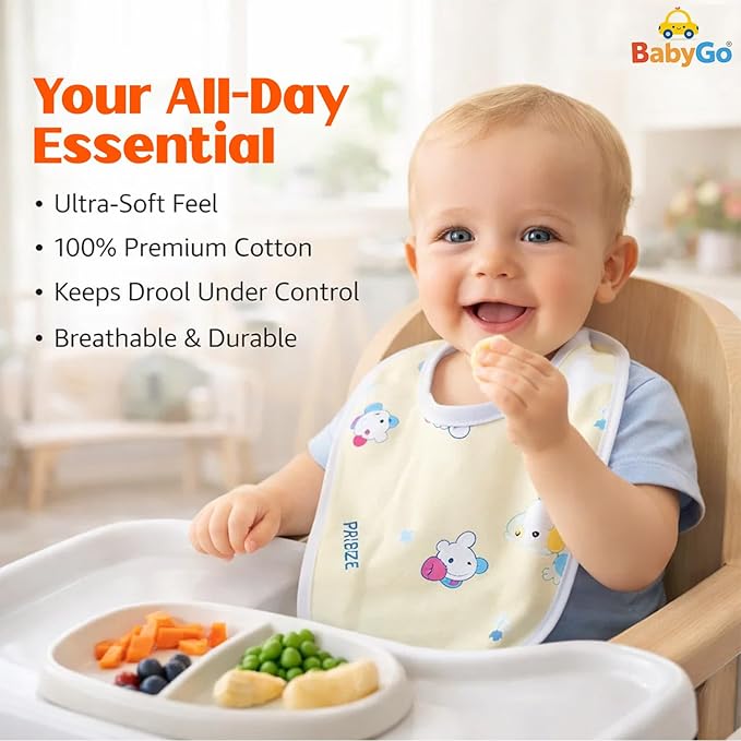 Waterproof Baby Bibs | Spill-Resistant Apron Feeding Bibs