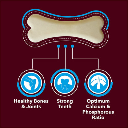 Dog Treats Chew Bones, Calcium Flavor 230g + 230g Total 460g Pack