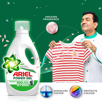 Ariel Matic Front Load Liquid Detergent | Deep Stain Removal | Fresh Fragrance | 2KG