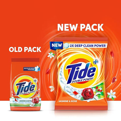 Tide Plus Detergent Powder | Jasmine & Rose | Tough Stain Remover | 1kg