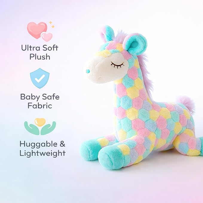 Ziraffe Multi Plush Soft Toy Cute Kids Animal Home Decor Boys/Girls (45 cm)