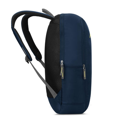 15L Laptop Backpack for Men & Women with Bottle Pocket | Padded Shoulder Straps, Multi Compartments | Travel & College Bag | Dark Blue