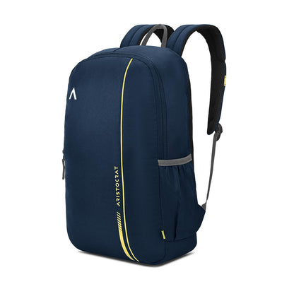 15L Laptop Backpack for Men & Women with Bottle Pocket | Padded Shoulder Straps, Multi Compartments | Travel & College Bag | Dark Blue