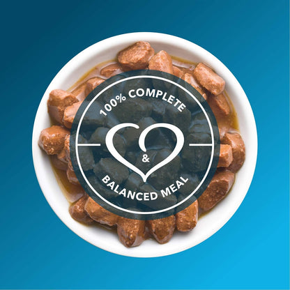 Adult Wet Dog Food (8 x 70g) 560g + 560g (Free) 1120g| Real Chicken in Gravy | Healthy Digestion | Promotes Health & Vitality | Complete and Balanced Meal