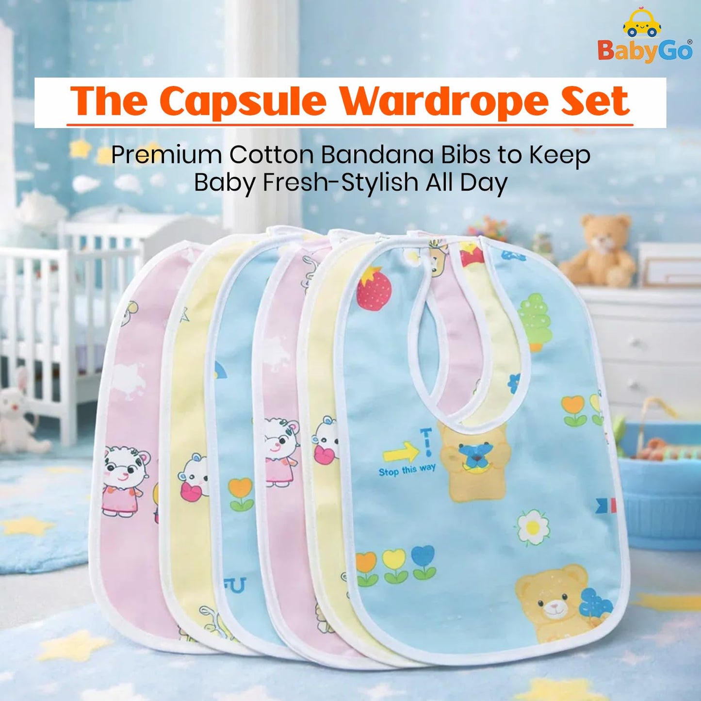 Waterproof Baby Bibs | Spill-Resistant Apron Feeding Bibs