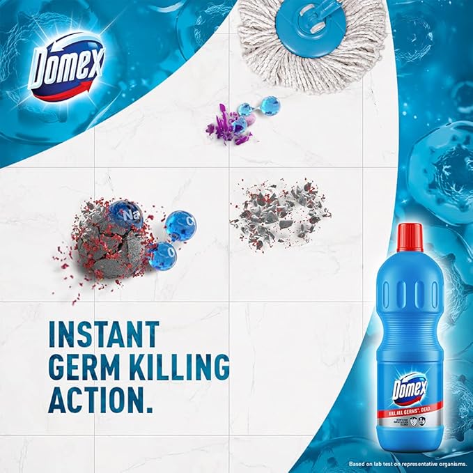Domex Disinfectant Floor Cleaner Original | Kills 99.9% Germs | Fresh Fragrance | 975ml